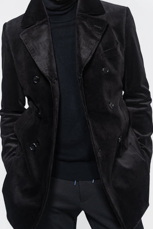 English Corduroy Peacoat