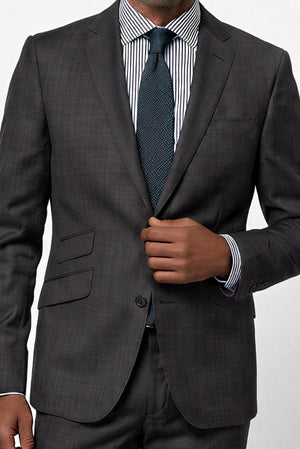 Italian 130's Flat Weave — Black