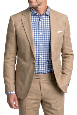 English Linen Suit - Mid-Fawn