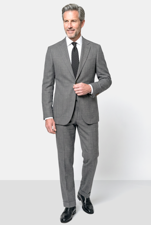 Summer Wool / Silk / Linen Suit - Gray