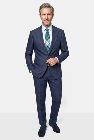 Solbiati Linen Suit - Royal Blue