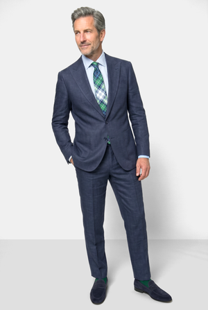 Solbiati Linen Suit - Royal Blue