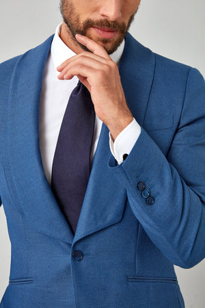 Solid Italian Basket Weave Dinner Jacket