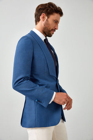 Solid Italian Basket Weave Dinner Jacket
