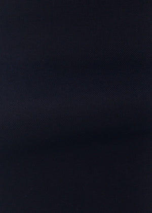 Navy Solid Plain Weave Trousers