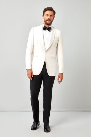 Solid Plain Weave 110s Dinner Jacket