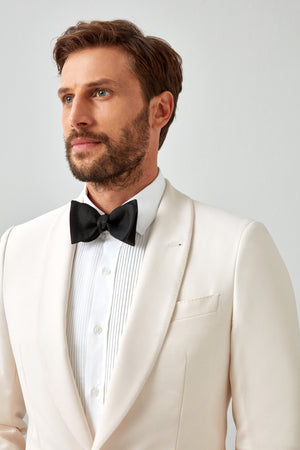 Solid Plain Weave 110s Dinner Jacket