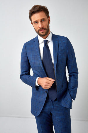 Bold Check 130s Suit