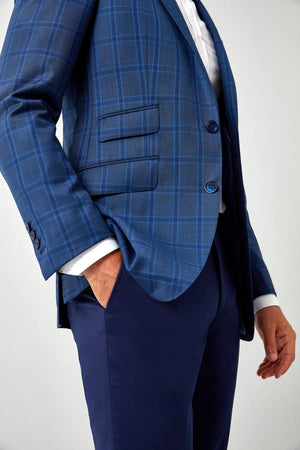 Bold Check 130s Blazer