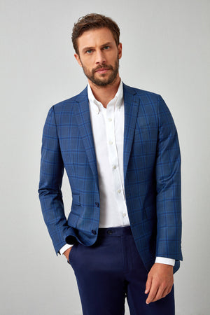Bold Check 130s Blazer