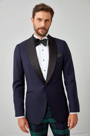 Solid Plain Weave 130s Dinner Jacket