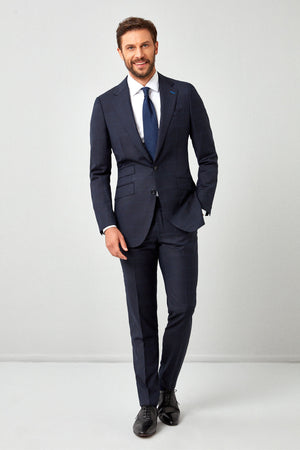 Subtle Windowpane 130s Suit