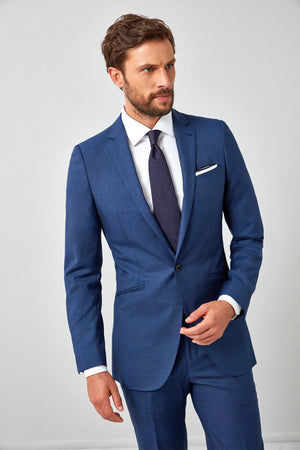 Italian Subtle Plaid Suit