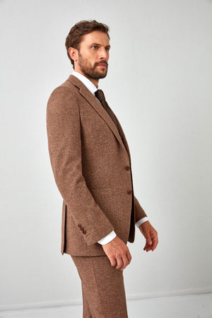 Donegal Italian Wool & Silk 3pc Suit