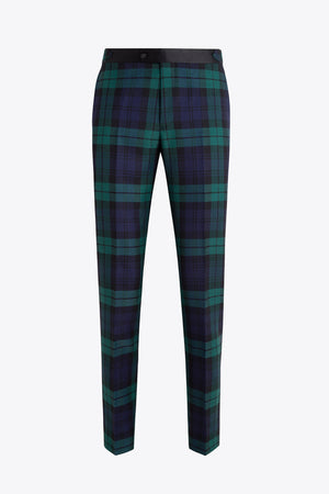 Scottish Tartan Plaid 'Black Watch' Tux Trousers