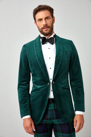 Scottish Tartan Plaid 'Black Watch' Tux Trousers