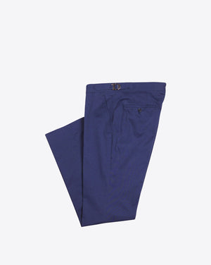 Navy Cotton Dress Pants