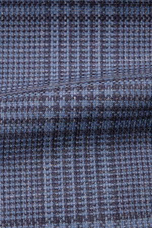 Lightweight Plaid Peacoat
