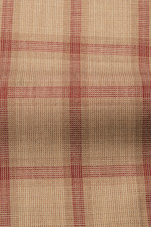 Plaid Blazer in Warm Tones