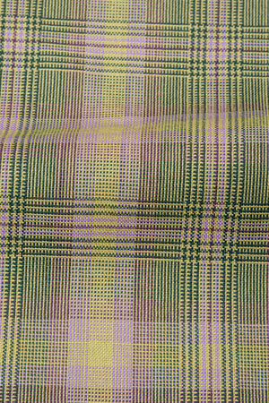 Bold Tonal Plaid Blazer