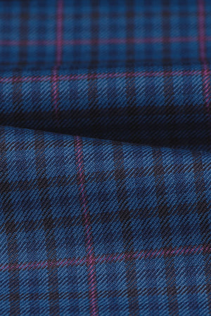 English Plaid 120s Blazer