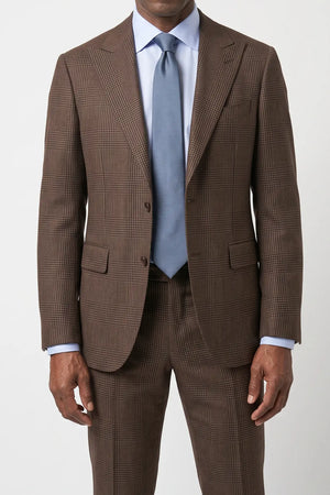 Dugdale Peerless Glen Check — Light Brown