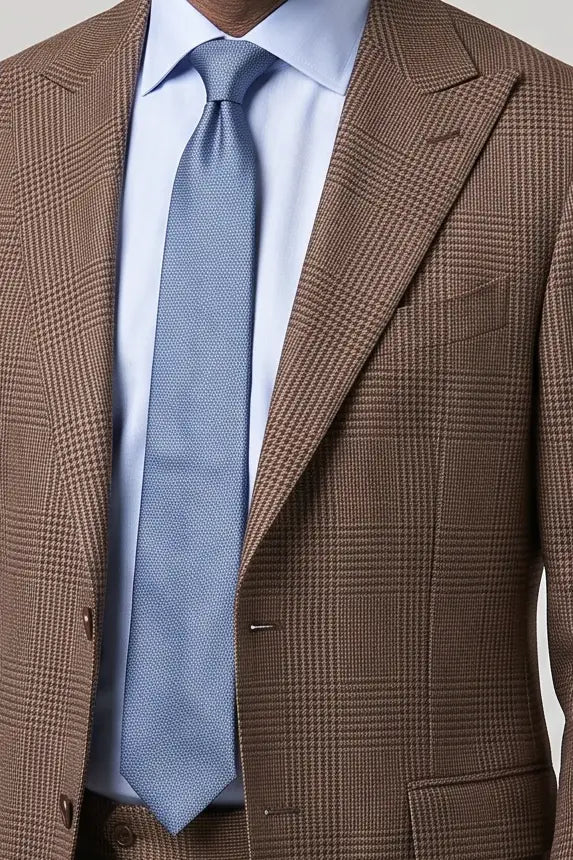 Dugdale Peerless Glen Check — Light Brown
