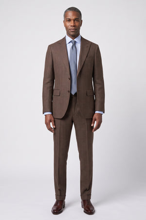 Dugdale Peerless Glen Check — Light Brown