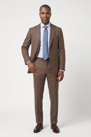 Dugdale Peerless Glen Check — Light Brown