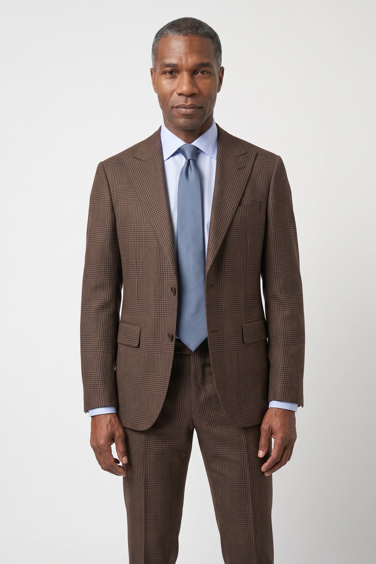 Dugdale Peerless Glen Check — Light Brown