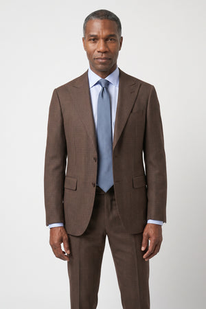 Dugdale Peerless Glen Check — Light Brown
