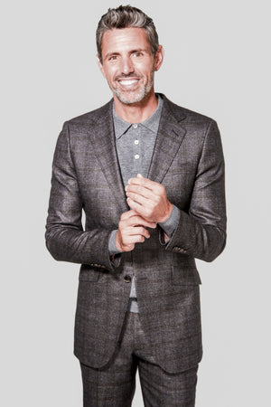 Loro Piana Windowpane Flannel