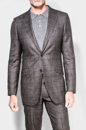 Loro Piana Windowpane Flannel