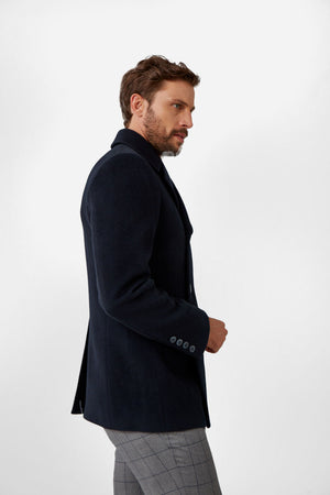 Solid Wool Peacoat