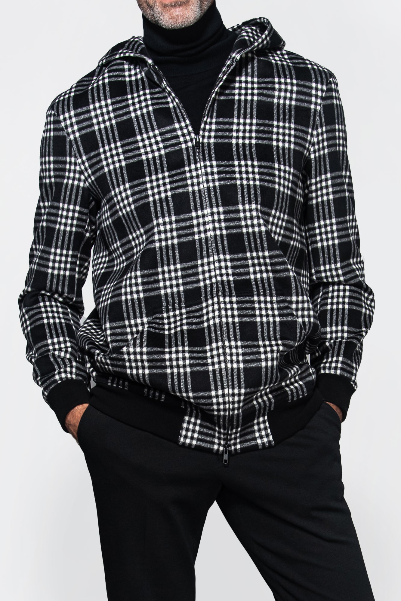 Bold Check Hoodie