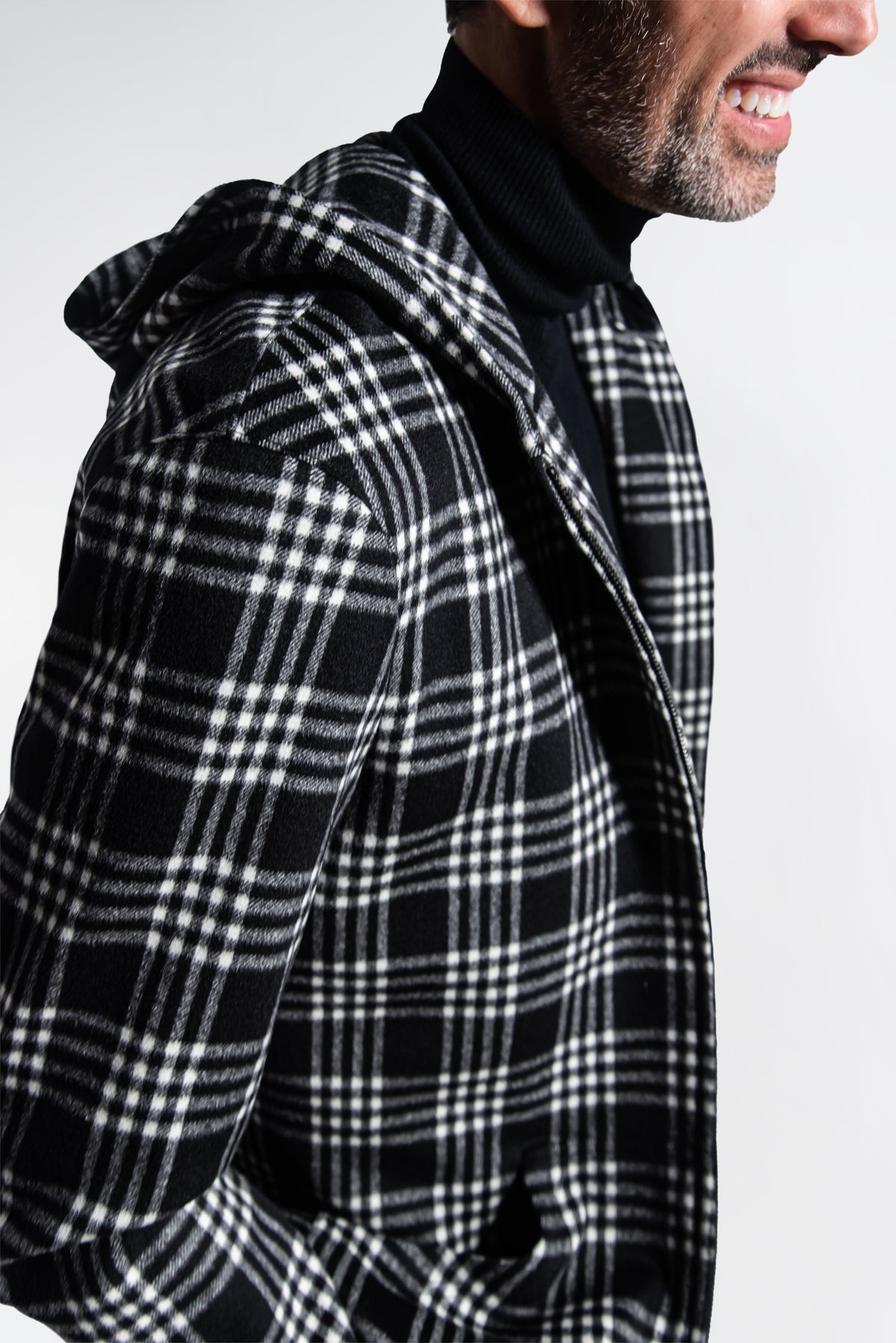 Bold Check Hoodie