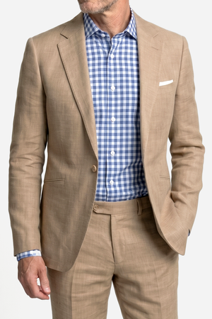 English Linen Suit - Mid-Fawn