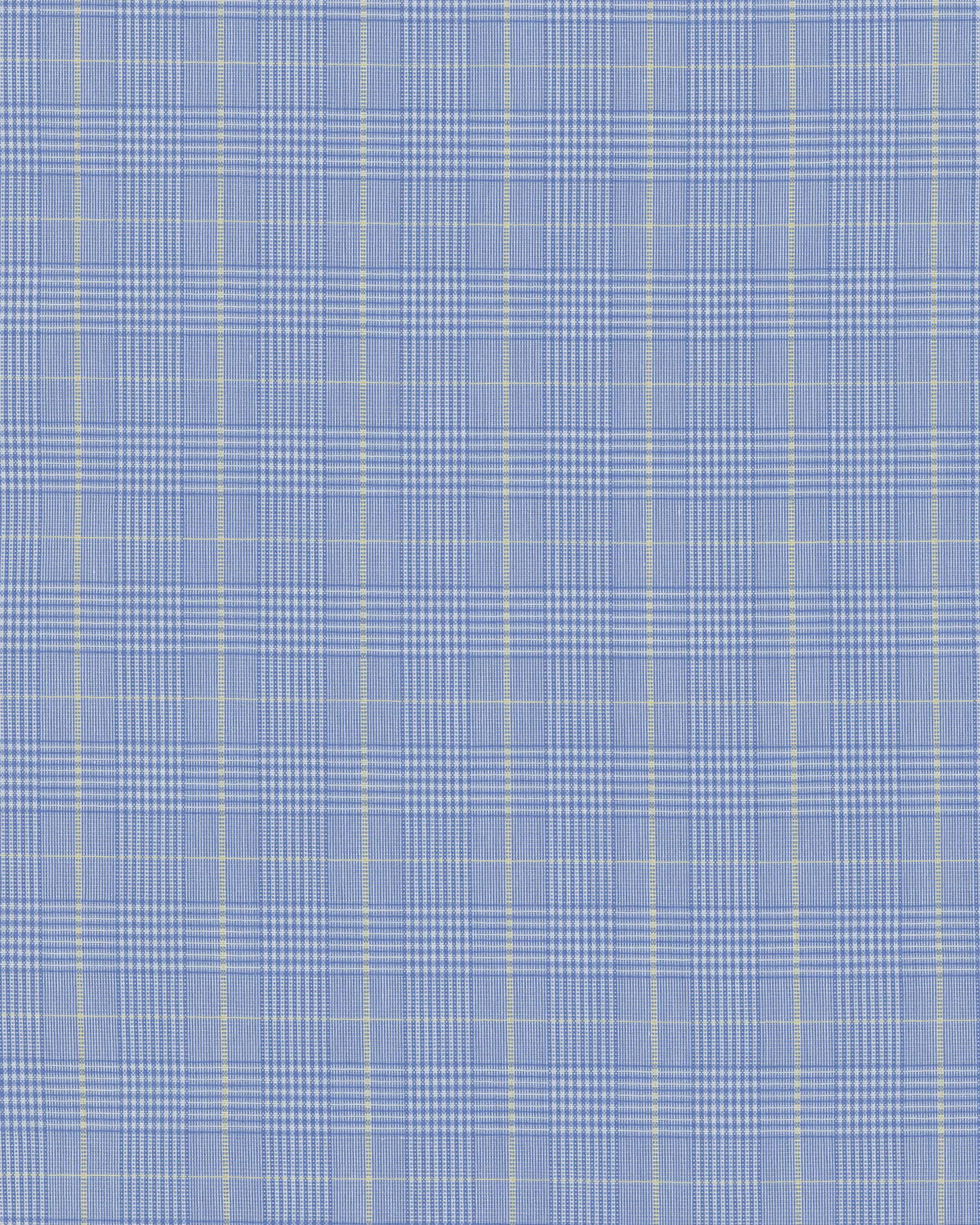 Overcheck Paper Blue Glen Plaid w Overcheck - Acustom Apparel