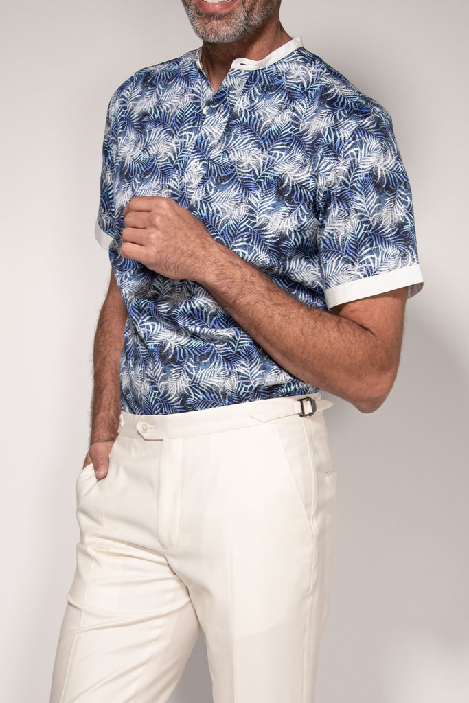 Chrysanthemum Pullover Tunic Short Sleeve