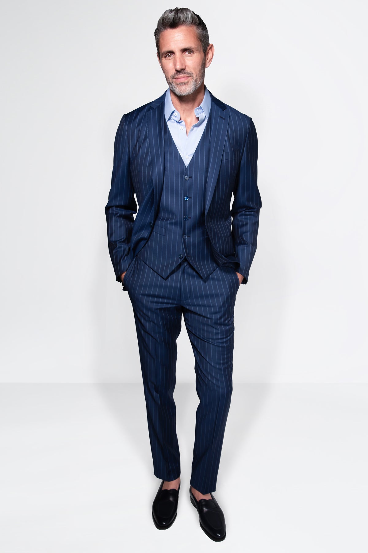 Shadow Pinstripe Suit