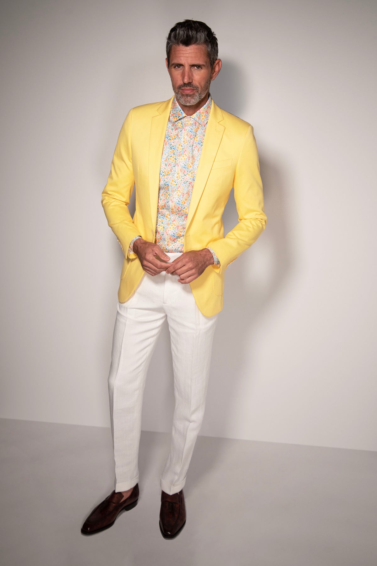 Wildflower Garden Button Down Long Sleeve Short