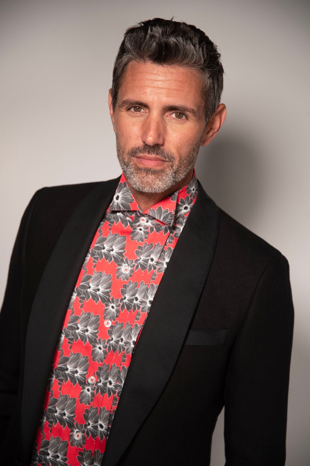 English Linen Tux with English Cotton Details