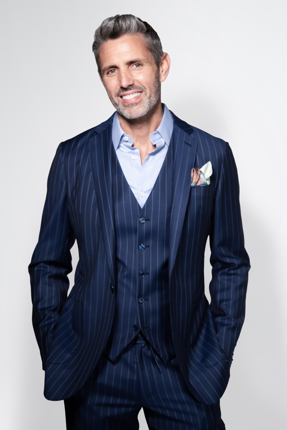 Shadow Pinstripe Suit