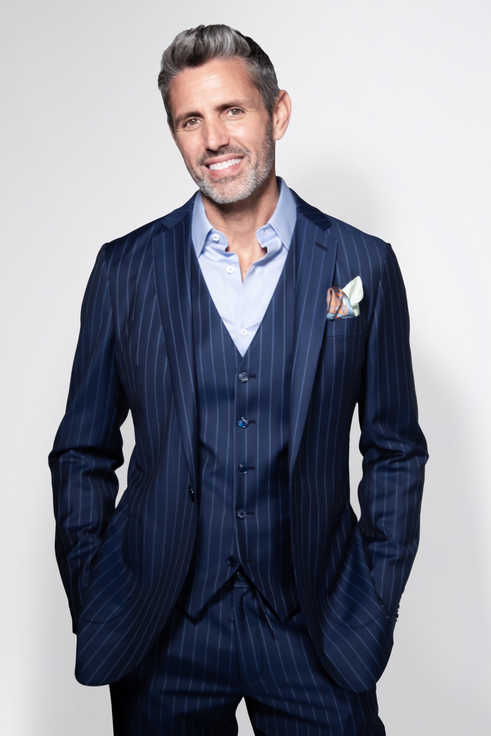 Shadow Pinstripe Suit