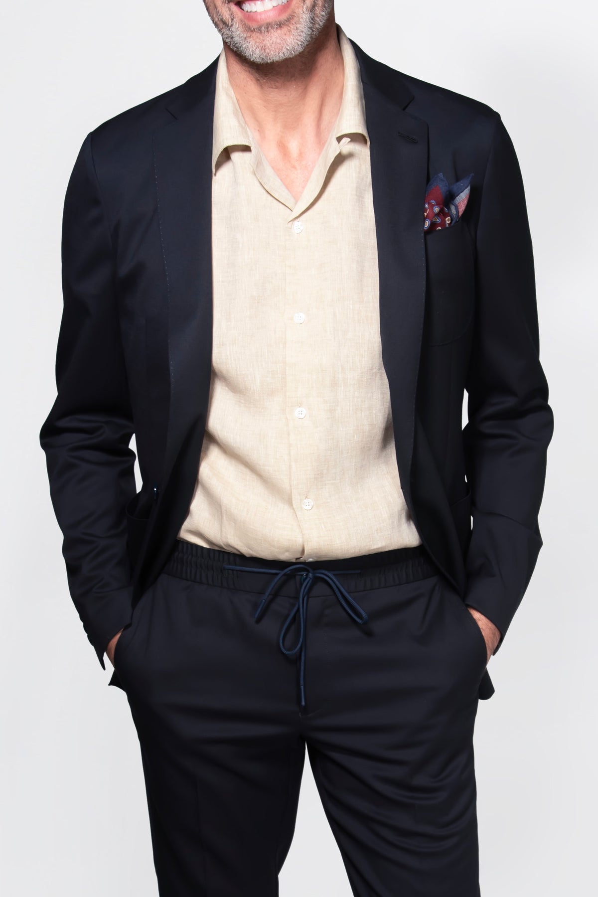 Unstructured Stretch Flatweave