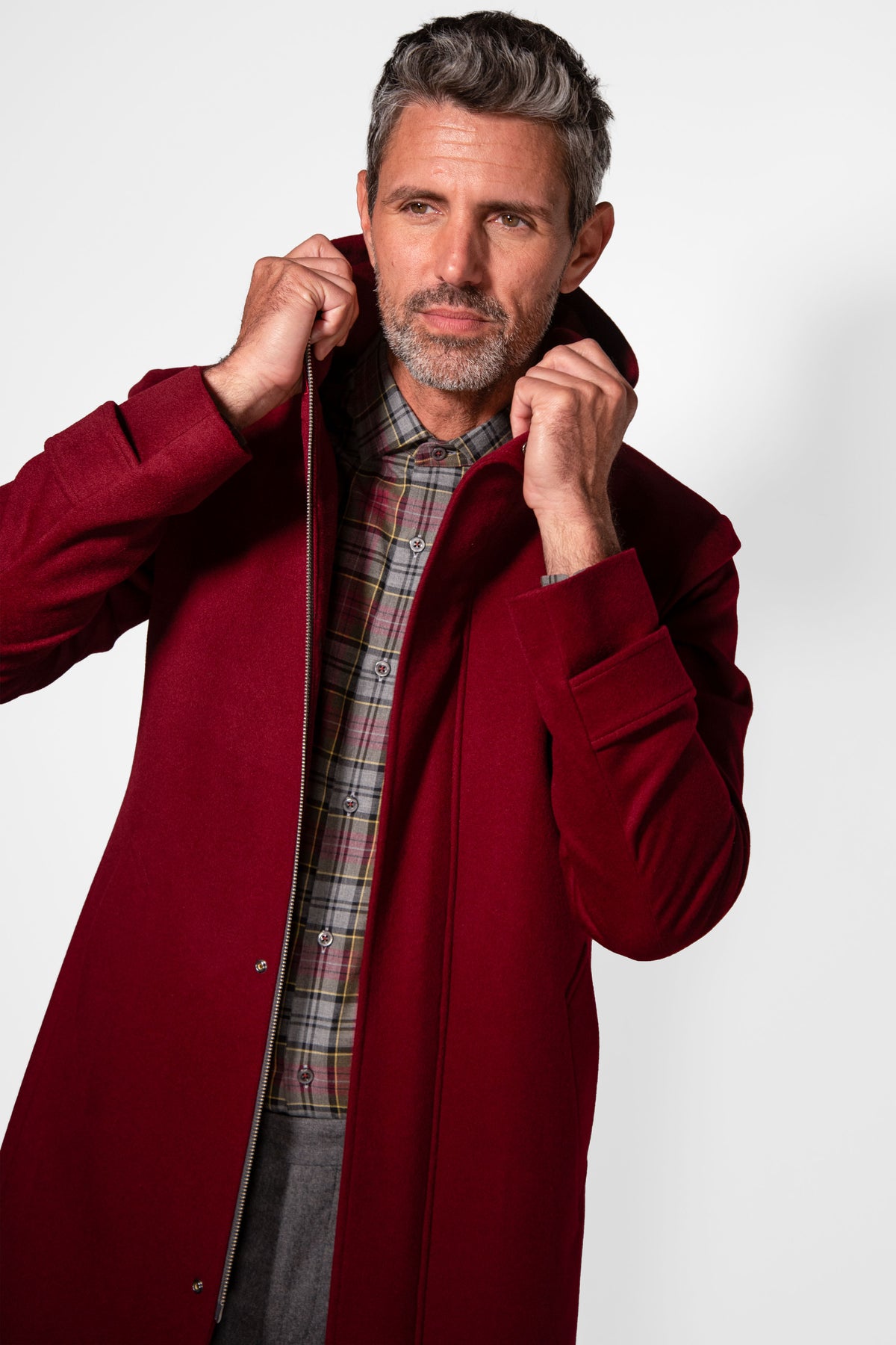 Zip-Up Parka with Hood