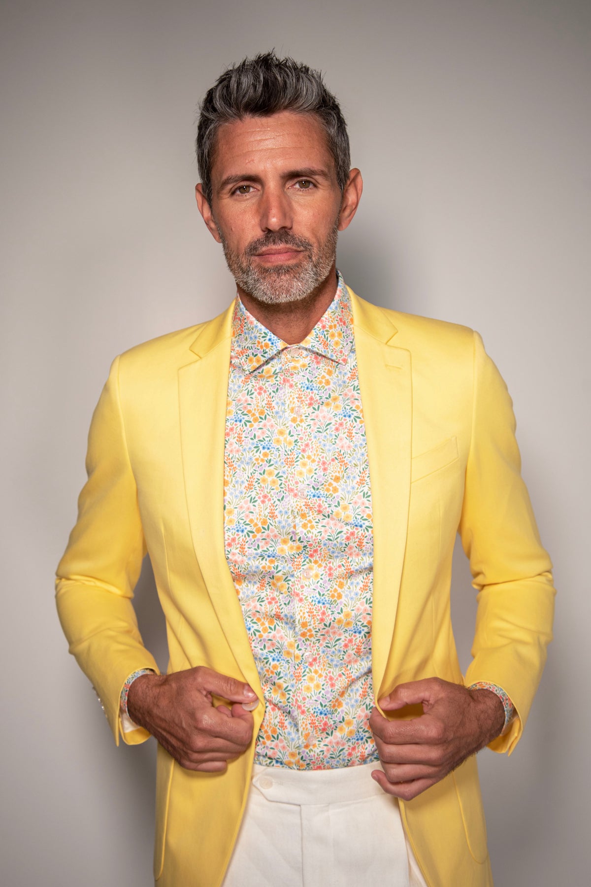 Wildflower Garden Button Down Long Sleeve Short