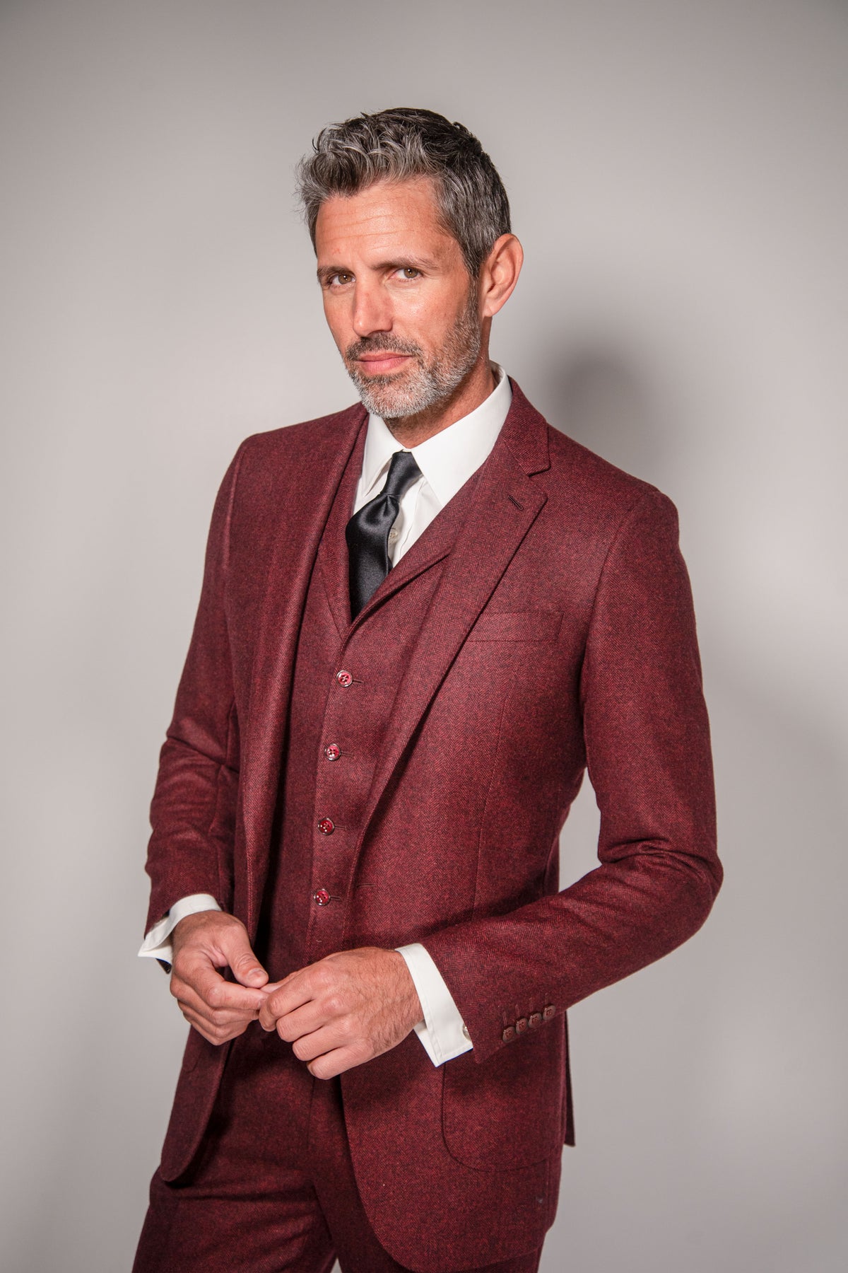 English Herringbone Tweed