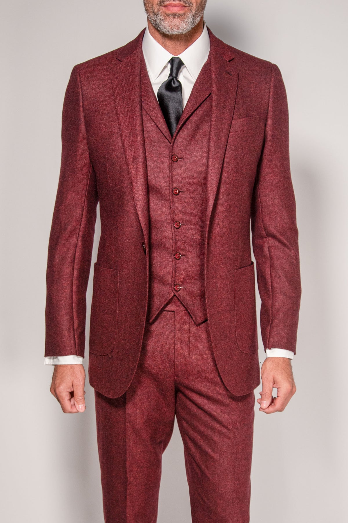 English Herringbone Tweed