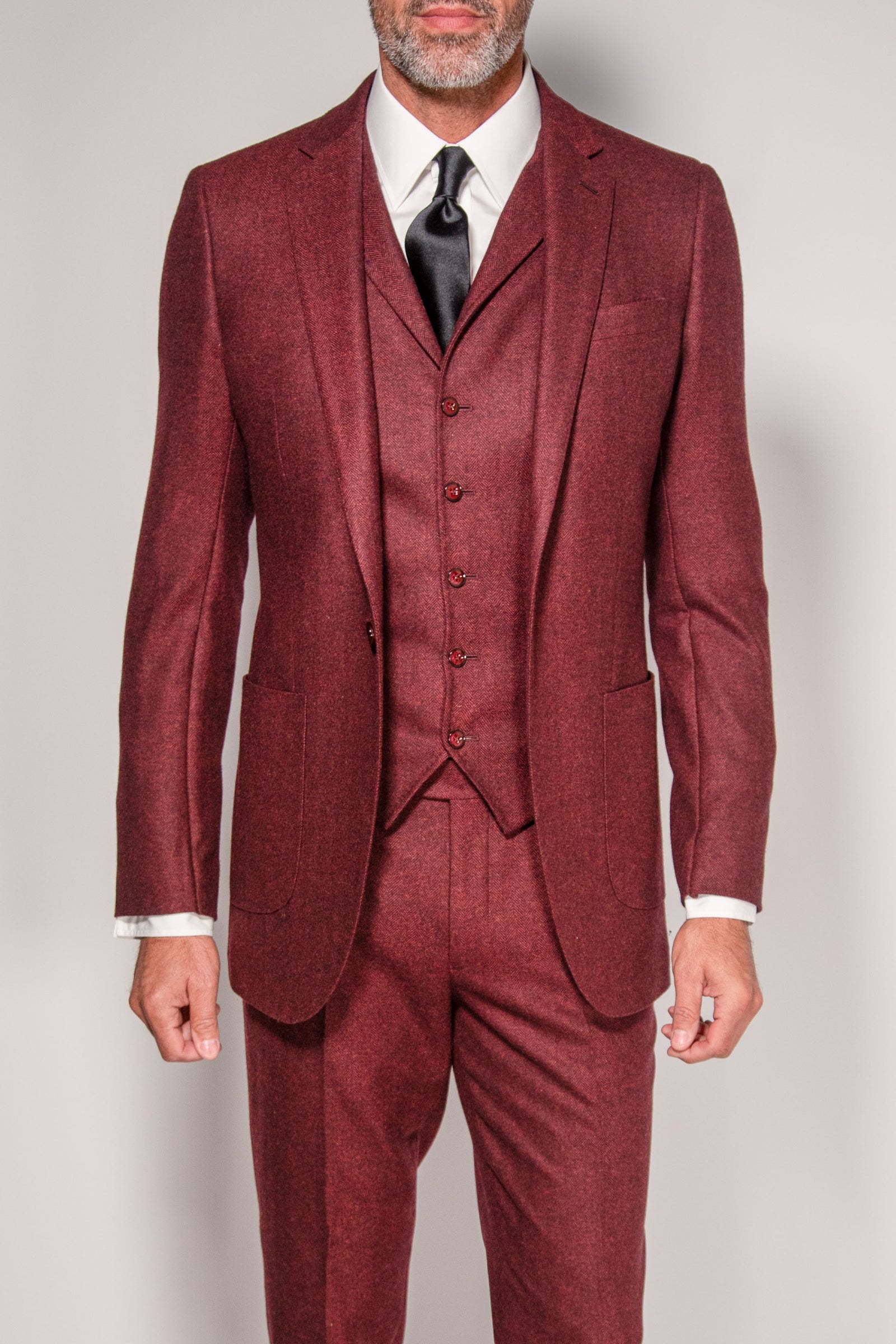 English Herringbone Tweed